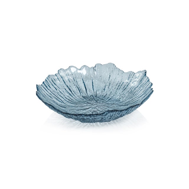 Icy Sapphire Glass Bowl Set is perfect for your home or as a gift for a friend or loved one. The striking sapphire color...