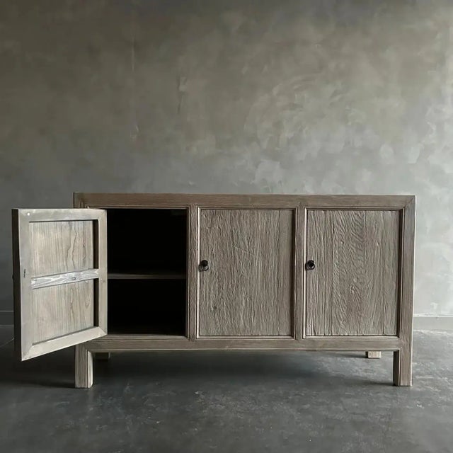 Vintage Reclaimed Elm Wood cabinet made from Vintage reclaimed elm wood timbers. Beautiful antique patina, with weathering...