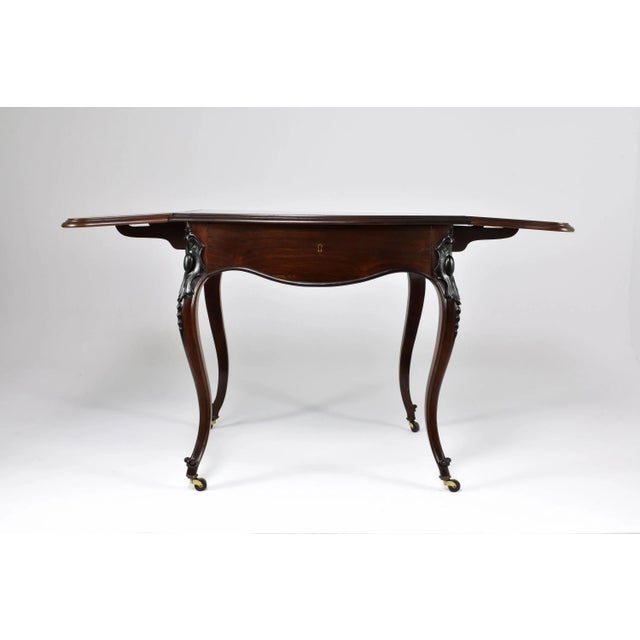Antique French Adjustable St Louis XV Center Table For Sale - Image 6 of 12