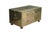 Vintage 1970s Sarreid Ltd chest of drawers / low dresser / nightstand / coffee table / console. Made of brass featuring...