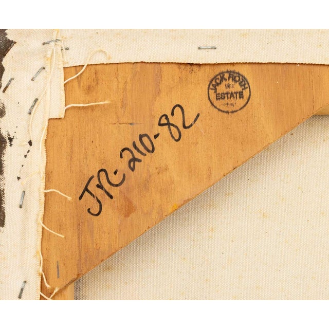 Brown Jack Roth "Idem 18" Acrylic on Canvas, 1982 For Sale - Image 8 of 8