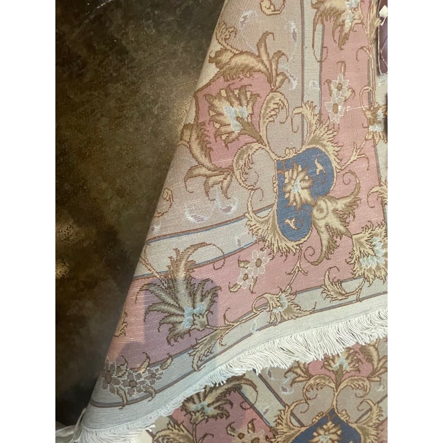1990s Handwoven Persian Tabriz Area Rug 3'4" X 4'11" For Sale In Dallas - Image 6 of 7