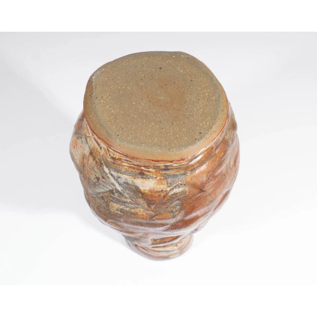Ceramic Studio Pottery Vase Signed by Barry Unitas Barnes For Sale - Image 7 of 8