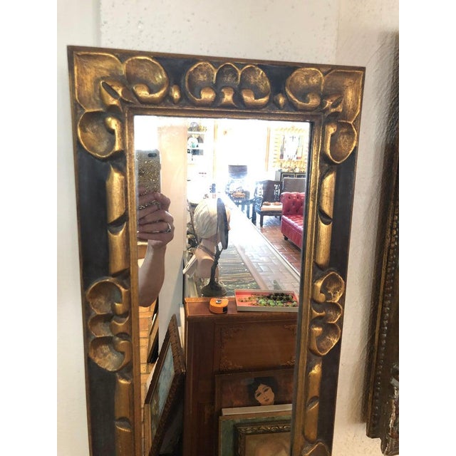 Hand Carved Wooden Mirror Chairish