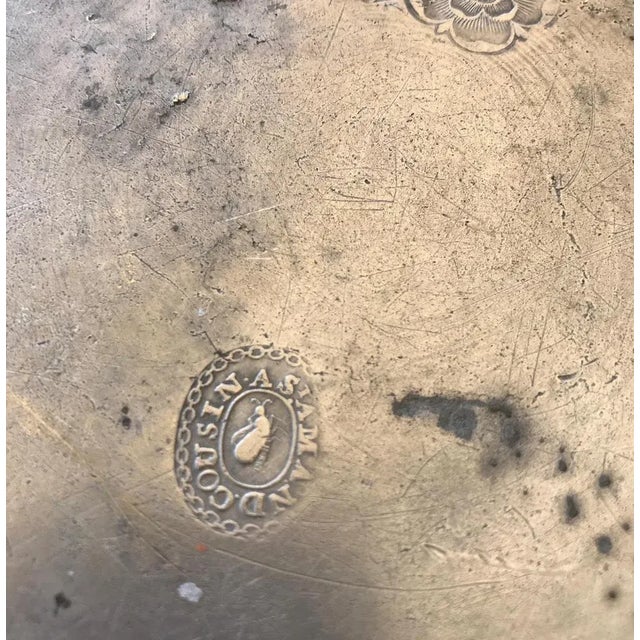 18th Century Plate in Pewter, 1800s For Sale - Image 4 of 7
