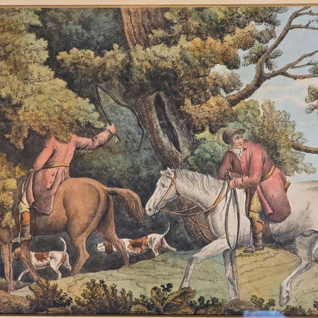 Thomas Hand, Going to Cover, 1800s, Watercolor For Sale - Image 18 of 18