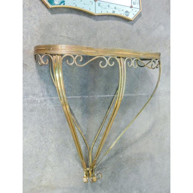 Console Table with Mirror from Cristal Art, 1950s, Set of 2 For Sale - Image 18 of 18