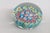 Glass Small Round Art Glass Paper Weight Italian Murano Style Millefiori Flowers 5131b For Sale - Image 7 of 10