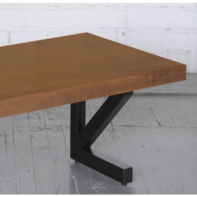 Mid-Century Modern Oak Park Solid Wood Cocktail Coffee Table For Sale - Image 3 of 4