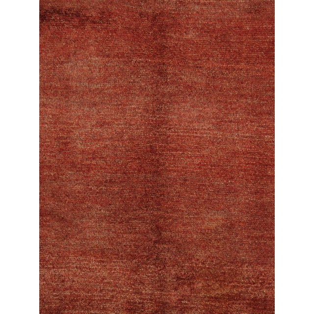 Vintage Hand-Knotted Persian Gabbeh Rug 7'8" X 10'3" For Sale - Image 4 of 5