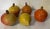 Art Deco 1930s German Pre-War Papier Mache and Paint Decorated Fruits - Set of 5 For Sale - Image 3 of 13