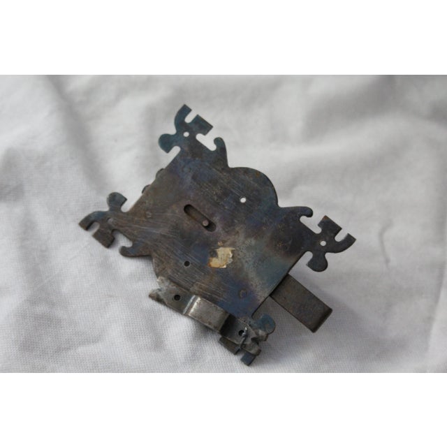 Wrought Iron Door Lock, 1950s For Sale - Image 10 of 18