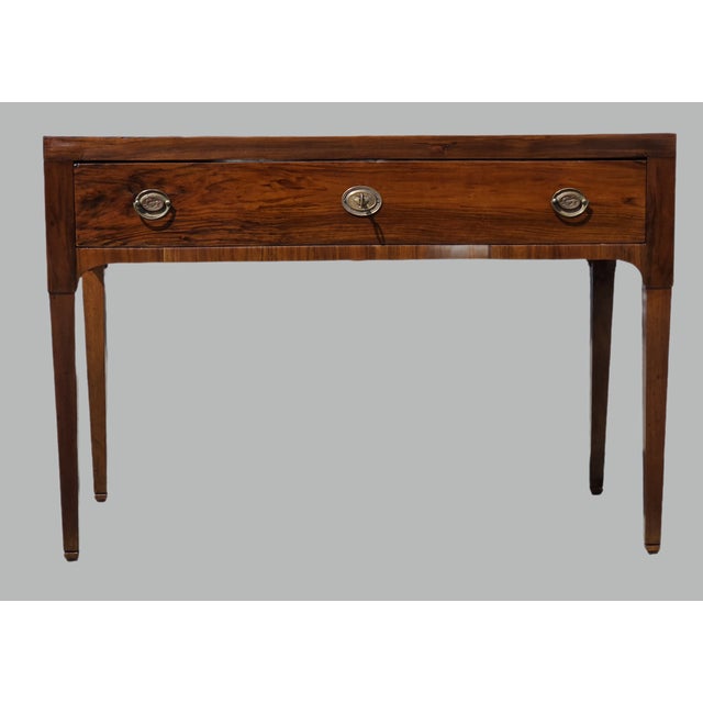 Empire Walnut Writing Desk, Venice, Italy, 19th Century For Sale - Image 12 of 12