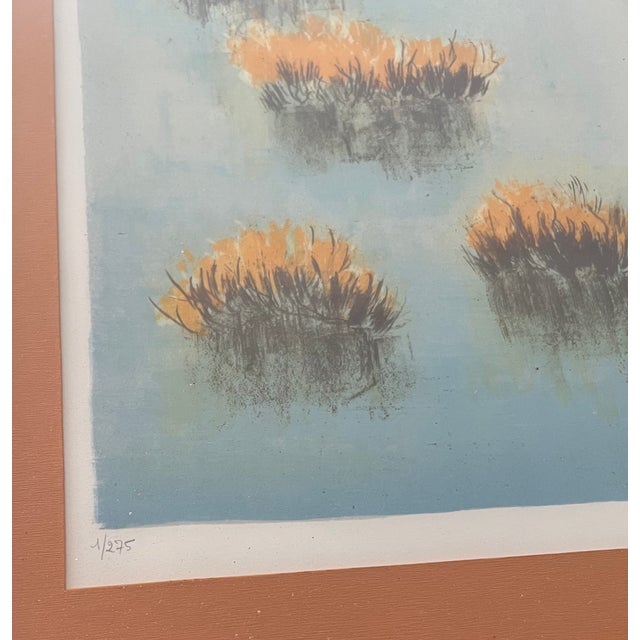 Edgar Degas Vintage French Landscape Lithograph Bulls on the Water For Sale - Image 4 of 10