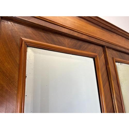 French Carved Mirrored Wardrobe For Sale - Image 15 of 18