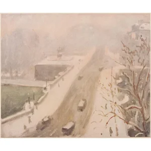 1947 After Paris, Le Pont Neuf by Albert Marquet, First Edition Period Swiss Lithograph