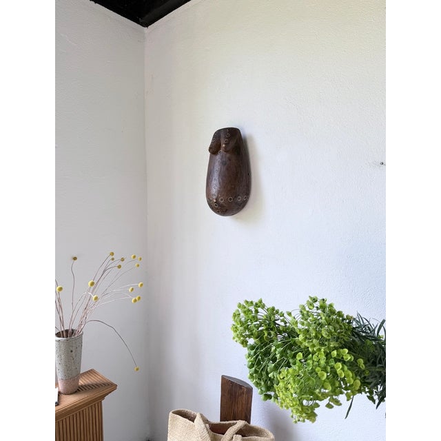 Wood Makonde Fertility Mask, 1980s For Sale - Image 7 of 18