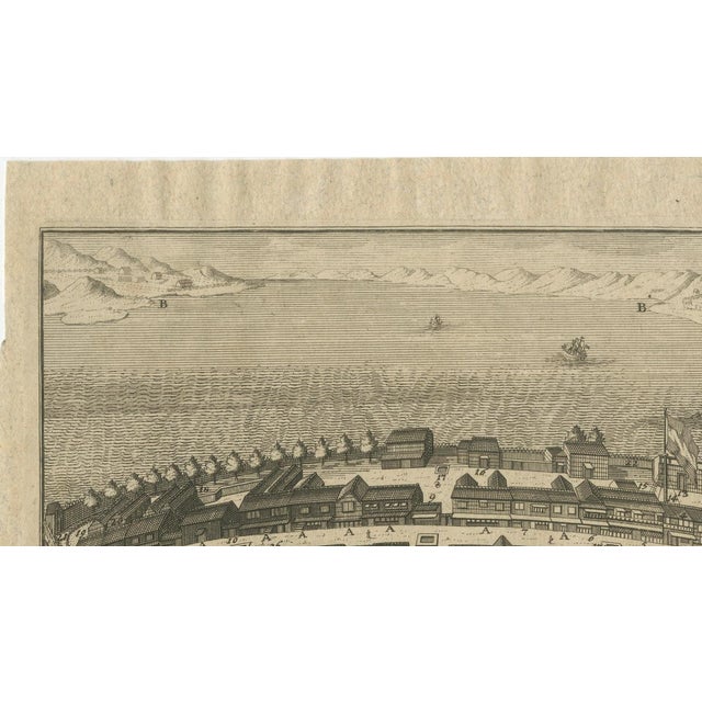 Nagasaki Japan Voc Engraving, 1736 For Sale - Image 9 of 11