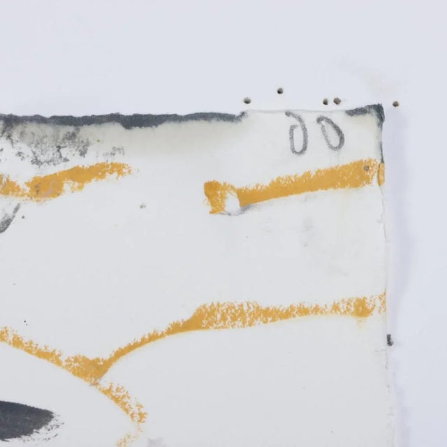 Gary Komarin Gary Komarin (New York/Connecticut, B. 1951) Large Abstract Acrylic on Paper Titled "Vessel" For Sale - Image 4 of 7