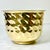 Hollywood Regency Mid-Century Boho Chic Hollywood Regency Arts & Crafts Medium Textured Round Brass Planter For Sale - Image 3 of 10