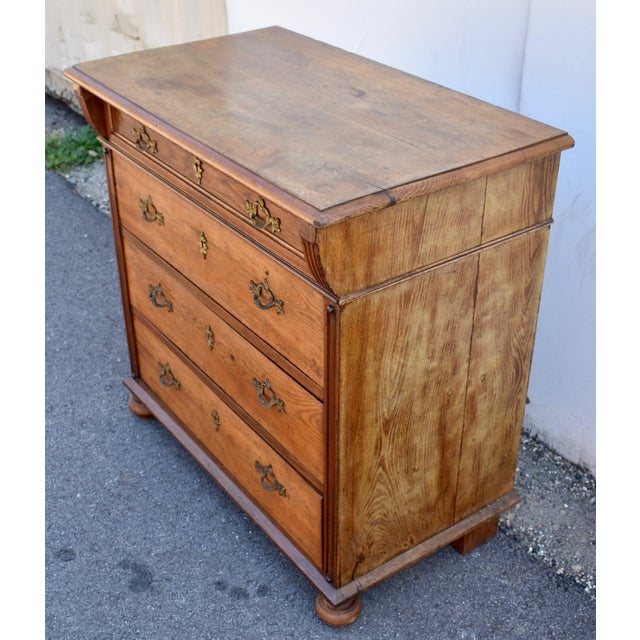 Oak Art Nouveau Chest of Four Drawers Chairish