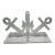 Coastal Nautical Acrylic Anchor Book Ends, a Pair For Sale