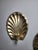 Mid 20th Century Hollywood Regency Scalloped Brass Shell Wall Sconce - Pair For Sale - Image 4 of 12