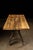 Mid 20th Century Vintage Industrial Butcher Block Dining Table With Cast Iron Legs For Sale - Image 5 of 7