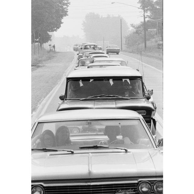 Woodstock Traffic Jam A traffic jam on a road leading to the Woodstock Music Festival, Bethel, New York, 15th August 1969....