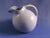 Early MCM Halls Craft Pottery Lemonade Pitcher in Rose Parade For Sale - Image 4 of 7