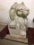 Vintage Cast Stone Figural Lion Statue For Sale - Image 4 of 10