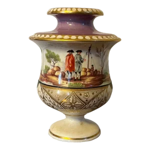 Antique Early 19th Century Davenport Longport Porcelain Urn or Vase