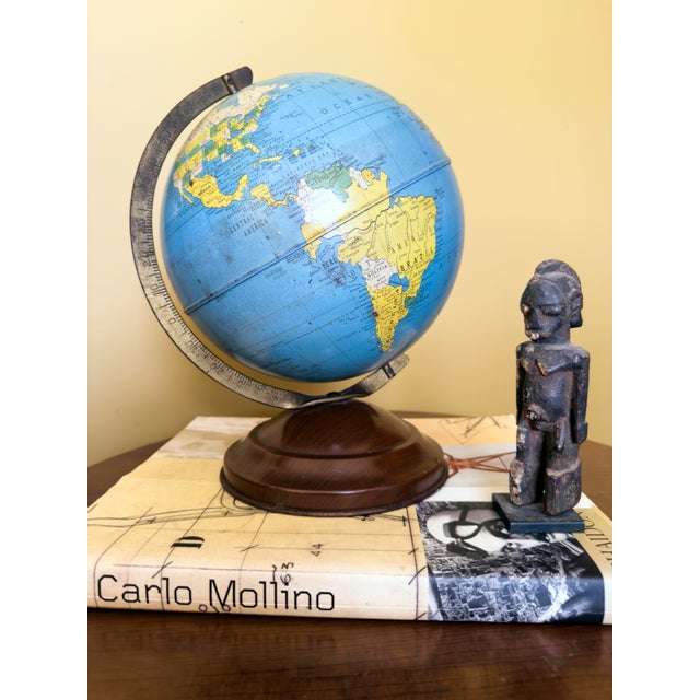 Vintage, Mid-Century Modern Replogle "Simplified 8 Inch Globe For Sale - Image 13 of 13