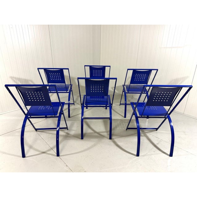 Vintage Sinus Dining Chairs by Karl Friedrich Förster for KFF, 1980s, Set of 6 For Sale - Image 3 of 18