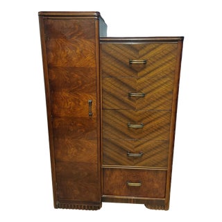 1930s Art Deco Wardrobe For Sale