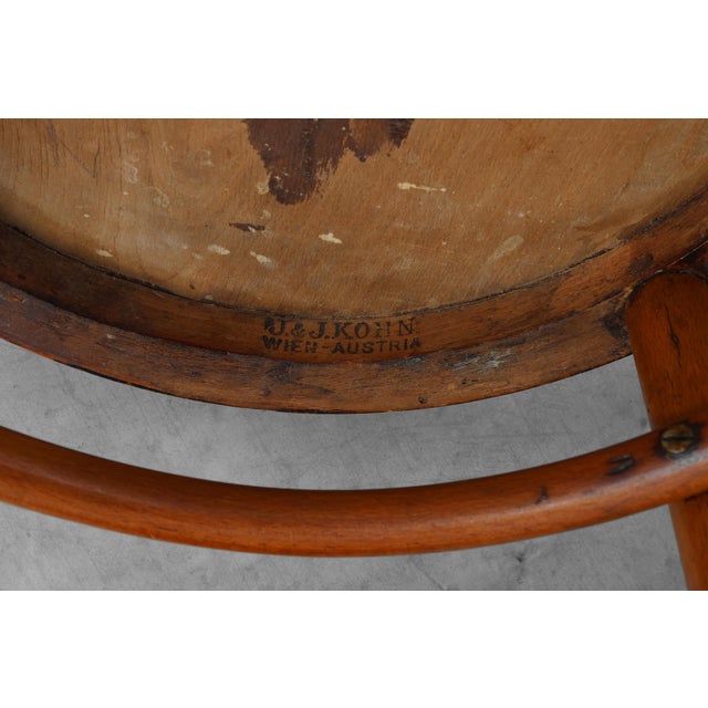 Art Deco Bentwood Chair from Jacob & Josef Kohn, Austria, 1910s For Sale - Image 17 of 18