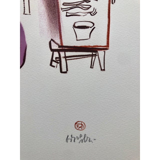 William Gropper, Jewish Shtetl Machers Americana Judaica Lithograph WPA Yiddish Social Realist For Sale In Miami - Image 6 of 7