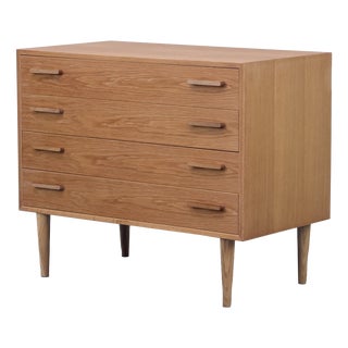 Danish Oak Chest of Drawers by Kai Kristiansen for FM Møbler, 1960s For Sale