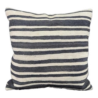 Turkish Hemp Pillow Cushion Natural Beige Black Pillow Cushion Cover 24x24 For Sale
