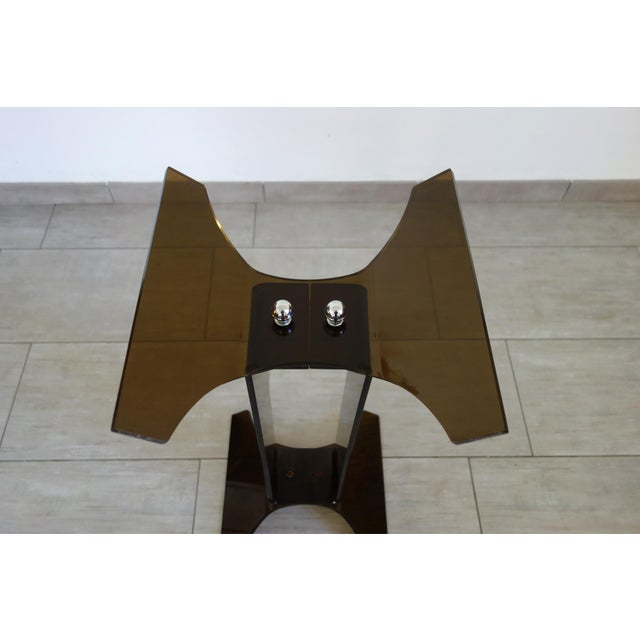Smoked Glass and Altuglas Coffee Table, 1970s For Sale - Image 6 of 12
