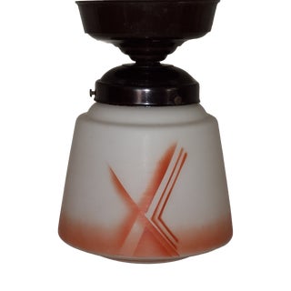 Vintage German Art Deco Ceiling Lamp, 1920s For Sale