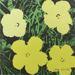1986 Carnegie Museum of Art Andy Warhol Flowers 72 Lithograph