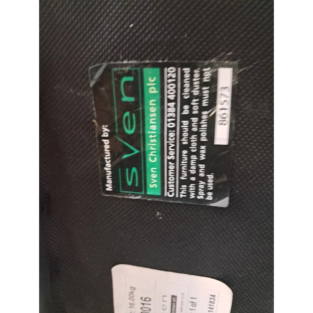 Vintage Desk Chair in Leather by Sven Christiansen, 1990s For Sale - Image 16 of 17