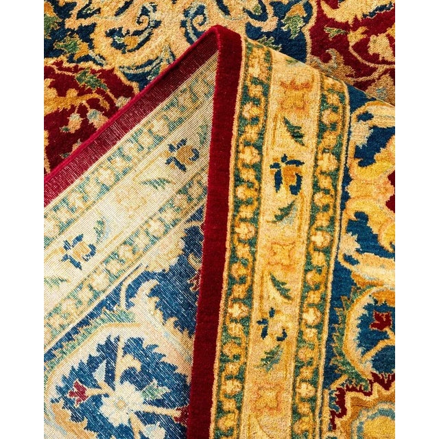 Mogul, One-of-a-Kind Hand-Knotted Area Rug in Red, 9' 2" x 11' 10" For Sale In New York - Image 6 of 8