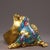 Traditional Gilt Bronze Cloisonné Enamel Toad-Form Box With Bagua Motif For Sale - Image 3 of 9