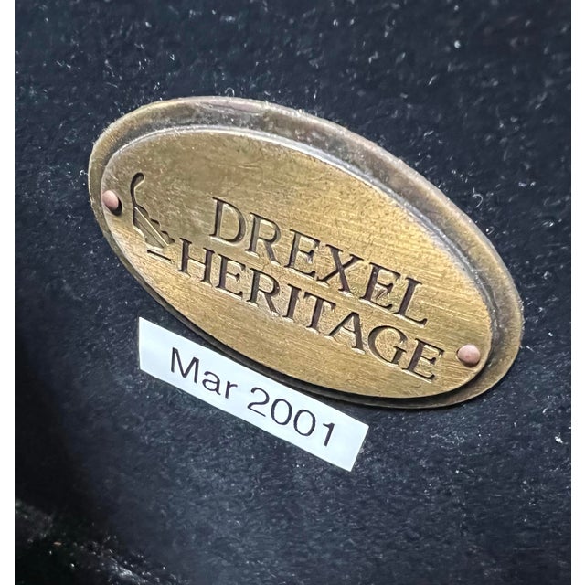 Drexel Heritage Venetian Style Four Drawer Commodes - Pair For Sale - Image 12 of 12
