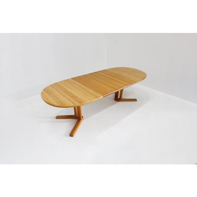 Vintage Danish Oval Extendable Dining Table from Dyrlund, 1960s For Sale - Image 9 of 9