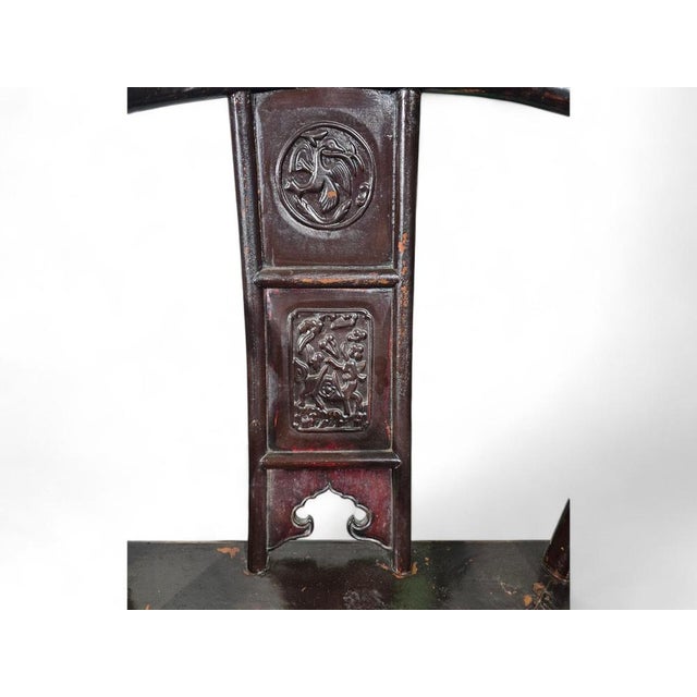 Set of 19th Century Qing Dynasty Chinese Armchairs, 1860 For Sale - Image 6 of 16
