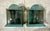 Vintage Verdigris Solid Brass Lanterns - Pair of Wall-Mounted Sconces For Sale - Image 13 of 13