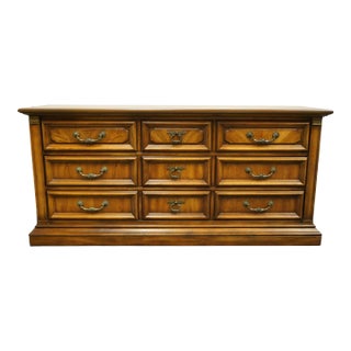 Stanley Furniture Italian Neoclassical Tuscan Style 64" Triple Dresser 6413-03 For Sale